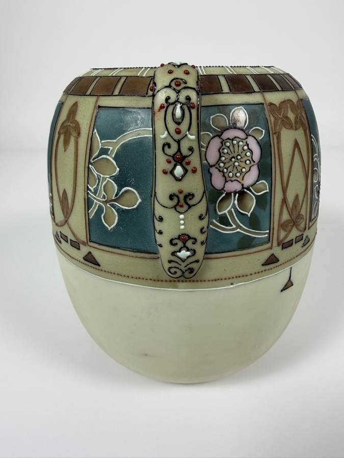 Just Added - Vintage Art Nouveau Style Handled Vase 5'H [Photo 4]