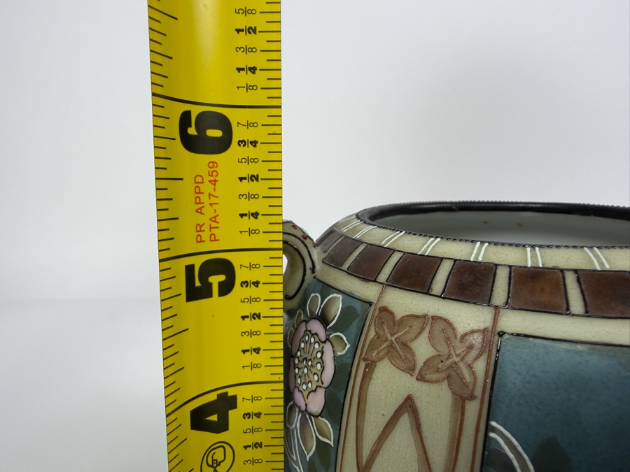 Just Added - Vintage Art Nouveau Style Handled Vase 5'H [Photo 7]