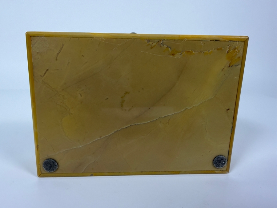Just Added - Vintage Inlaid Stone Box 5W X 3.5D X 1.5H [Photo 7]