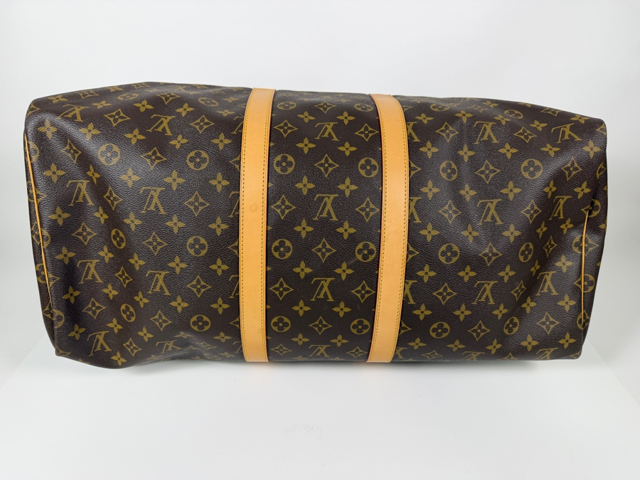 Just Added - New Louis Vuitton Keepall Monogram Canvas Travel Bag 22'W [Photo 11]