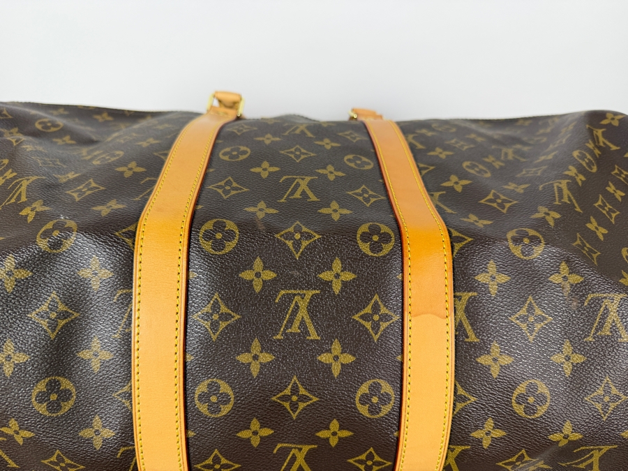Just Added - New Louis Vuitton Keepall Monogram Canvas Travel Bag 22'W [Photo 12]