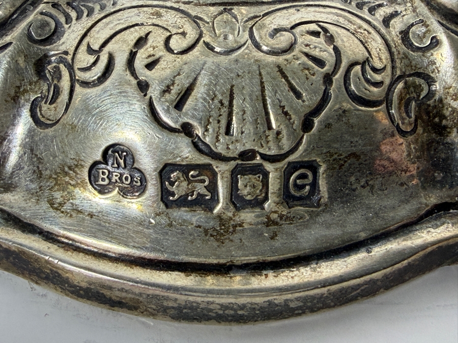 Just Added - Stunning Antique 1900 Naylor Brothers Sterling Silver Candelabras London England 9'W X 8' 1,158g - $2,678 Sterling Silver Melt Price [Photo 7]