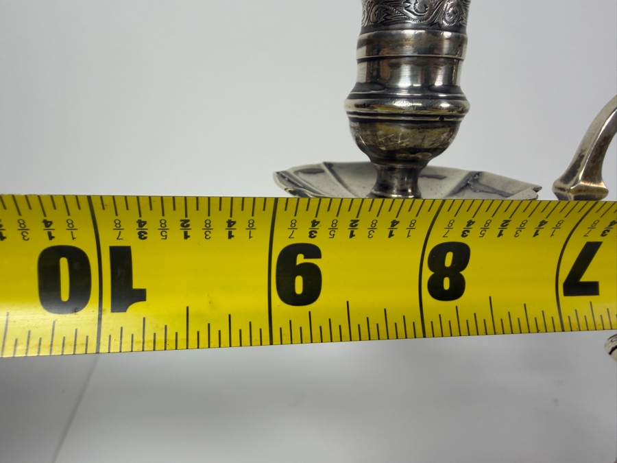 Just Added - Stunning Antique 1900 Naylor Brothers Sterling Silver Candelabras London England 9'W X 8' 1,158g - $2,678 Sterling Silver Melt Price [Photo 14]