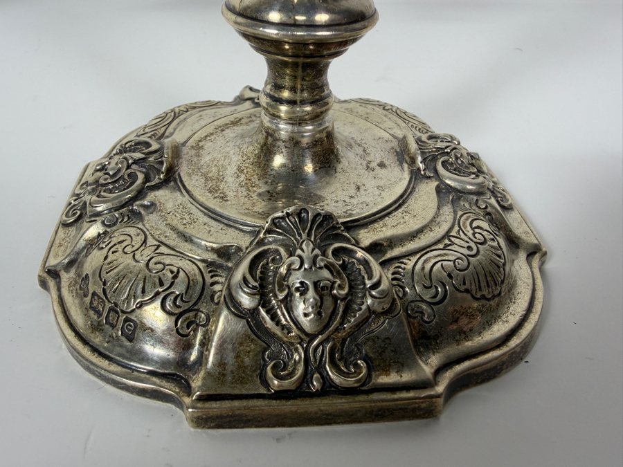 Just Added - Stunning Antique 1900 Naylor Brothers Sterling Silver Candelabras London England 9'W X 8' 1,158g - $2,678 Sterling Silver Melt Price [Photo 5]