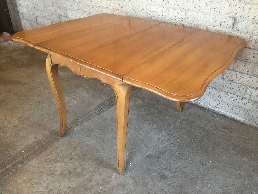 Vintage Bernhardt Chairs (3) And Table With One Leaf [Photo 12]