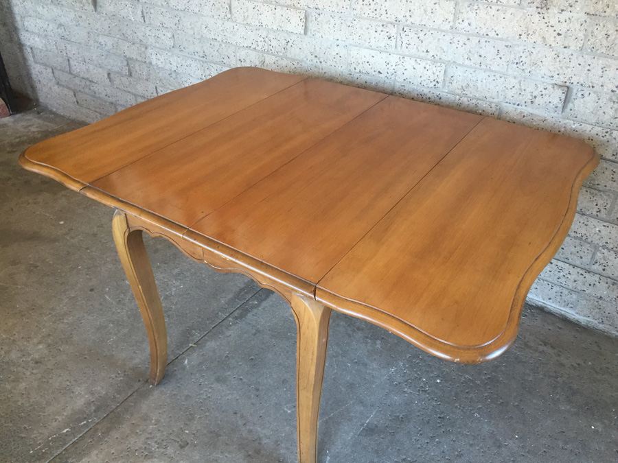 Vintage Bernhardt Chairs (3) And Table With One Leaf [Photo 13]