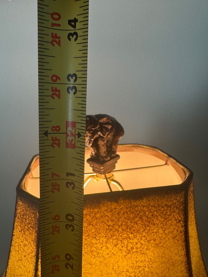 Uttermost Xander Table Lamp With Hand-Applied Finish And Faux-Elephant Finial Accent 32'H [Photo 6]