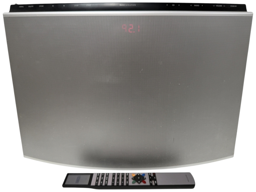 Just Added - Bang & Olufsen BeoSound 1 Portable Music System Which Includes A CD Player And FM Radio With Built-In Speakers And Remote 20'W X 4.5'D X 13.5'H