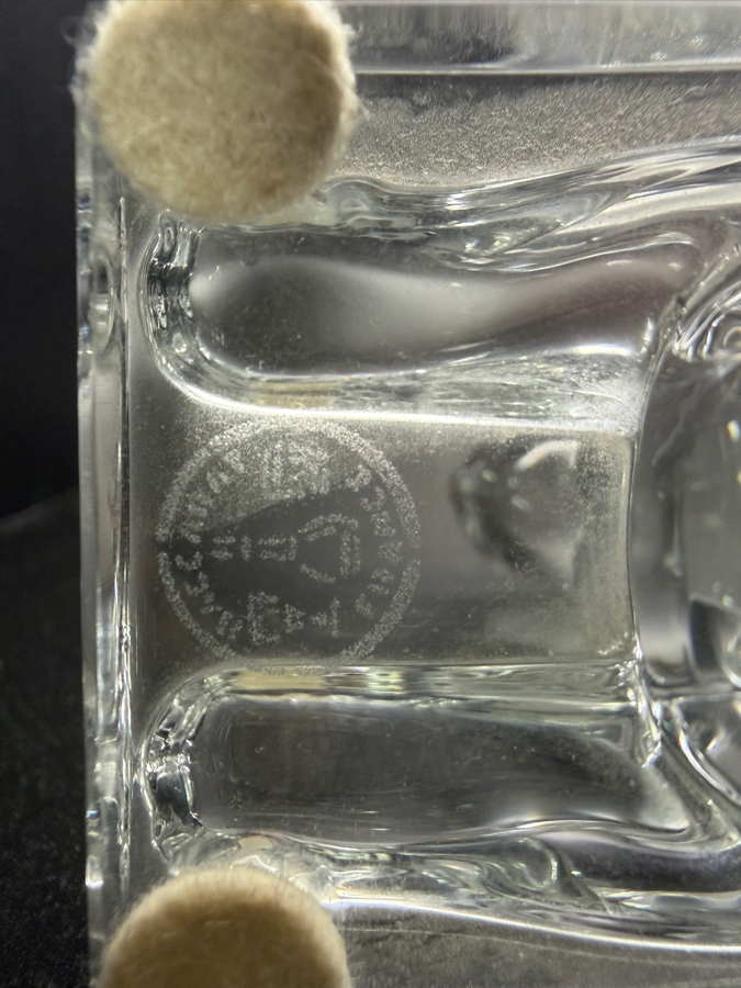 Just Added - Vintage Baccarat Sphinx Crystal Paperweight 5W X 3.25H [Photo 6]