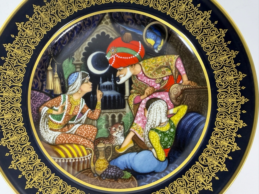 Just Added - Vintage Limited Edition Kaiser West Germany Porcelain Collector Plate: Scheherazade From The Arabian Nights Collection With Original Box 8W [Photo 2]