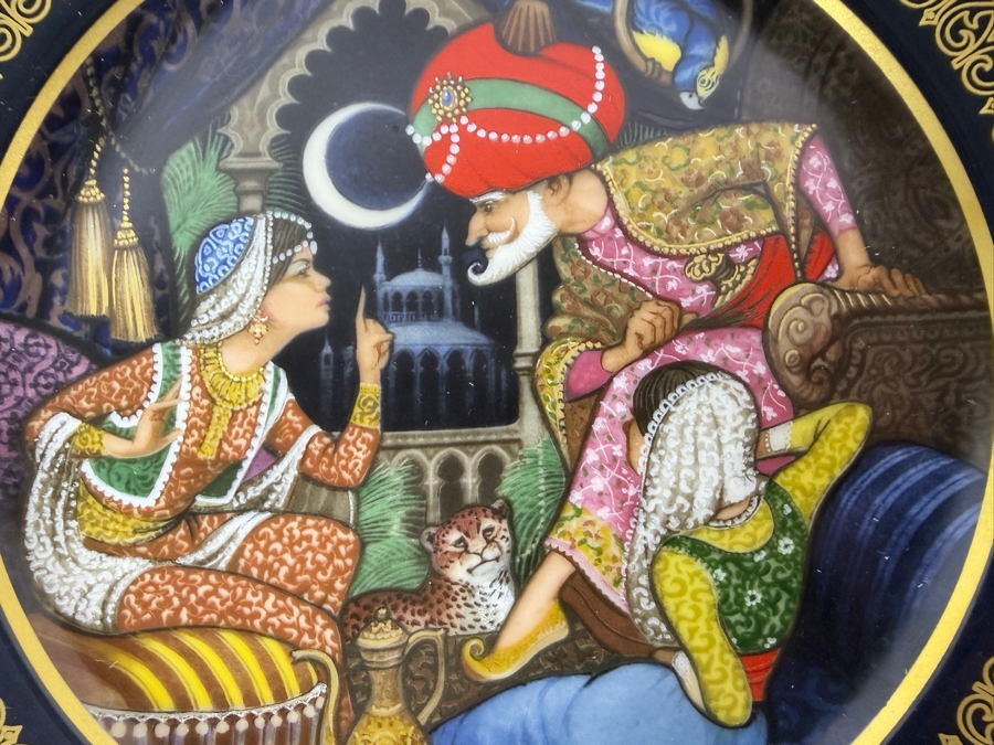 Just Added - Vintage Limited Edition Kaiser West Germany Porcelain Collector Plate: Scheherazade From The Arabian Nights Collection With Original Box 8W [Photo 3]