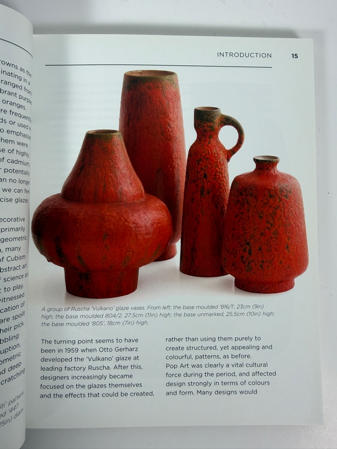 Just Added - Paperback Book Fat Lava: West German Ceramics Of The 1960s & 70s By Mark Hill [Photo 5]