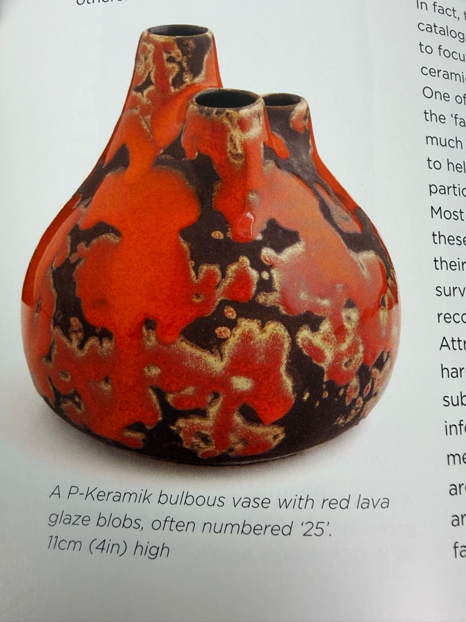 Just Added - Paperback Book Fat Lava: West German Ceramics Of The 1960s & 70s By Mark Hill [Photo 3]