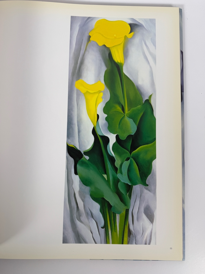 Just Added - First Edition Hardcover Collectible Art Book Georgia O'Keeffe 'One Hundred Flowers' 1987 Featuring Works Such As Black Iris III [Photo 7]
