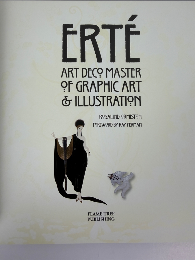 Just Added - Hardcover Book Erte Art Deco Master Of Graphic Art & Illustration By Rosalind Ormiston [Photo 4]