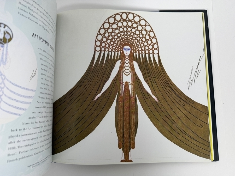 Just Added - Hardcover Book Erte Art Deco Master Of Graphic Art & Illustration By Rosalind Ormiston [Photo 10]