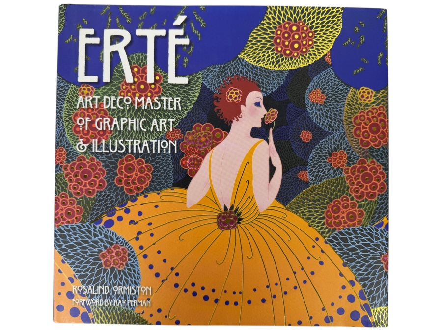 Just Added - Hardcover Book Erte Art Deco Master Of Graphic Art & Illustration By Rosalind Ormiston