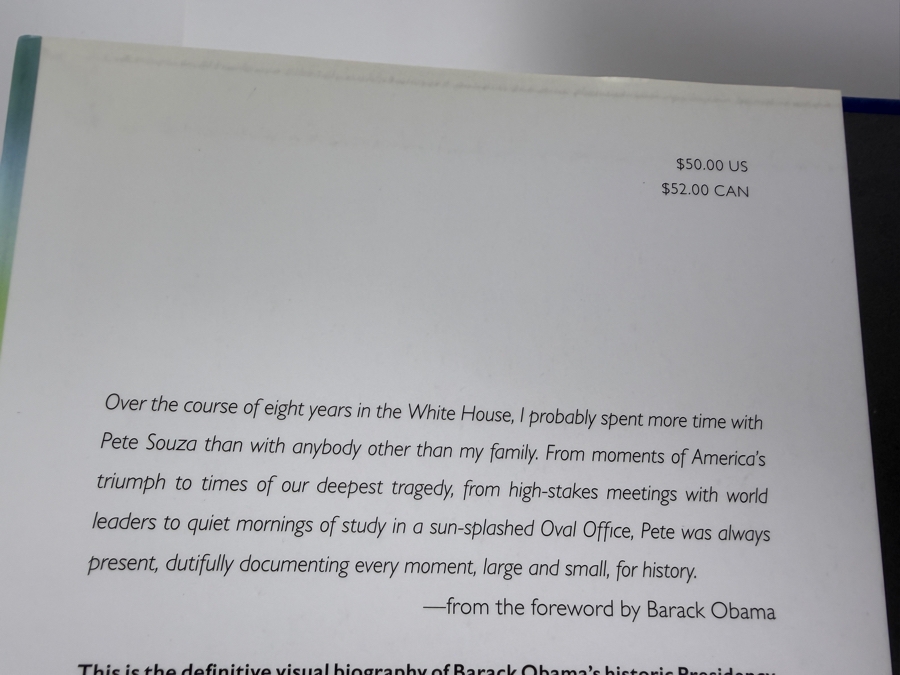 Just Added - First Edition Hardcover Book Obama An Intimate Portrait By Pete Souza [Photo 2]
