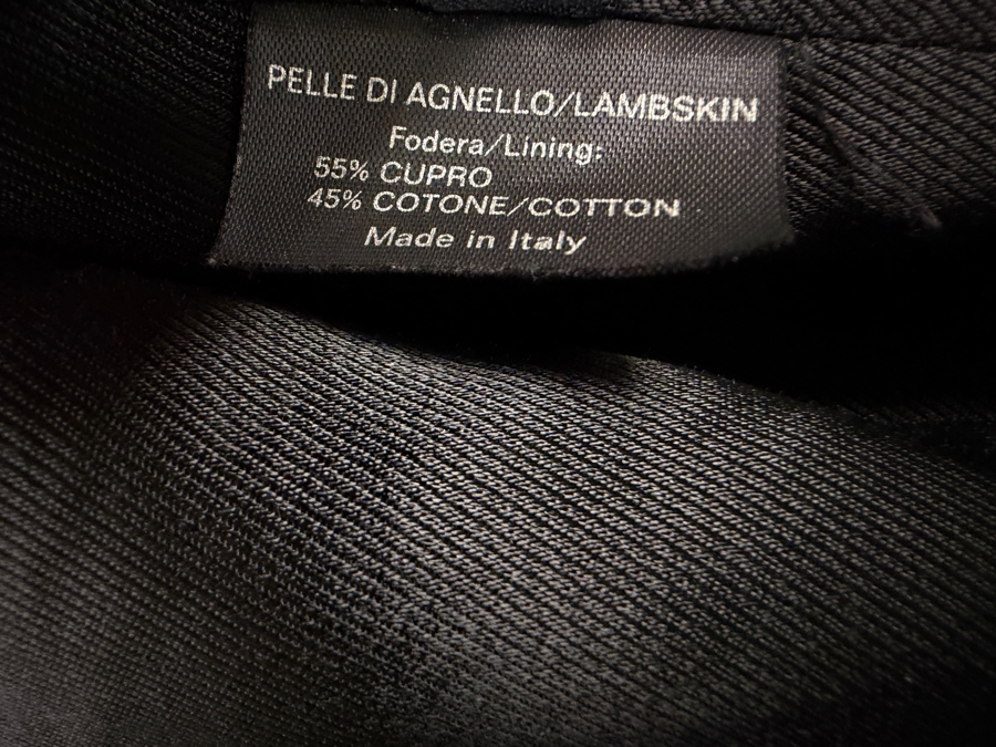 Just Added - Men's GUCCI Black Lambskin Leather Jacket Size 56 Made In Italy [Photo 10]