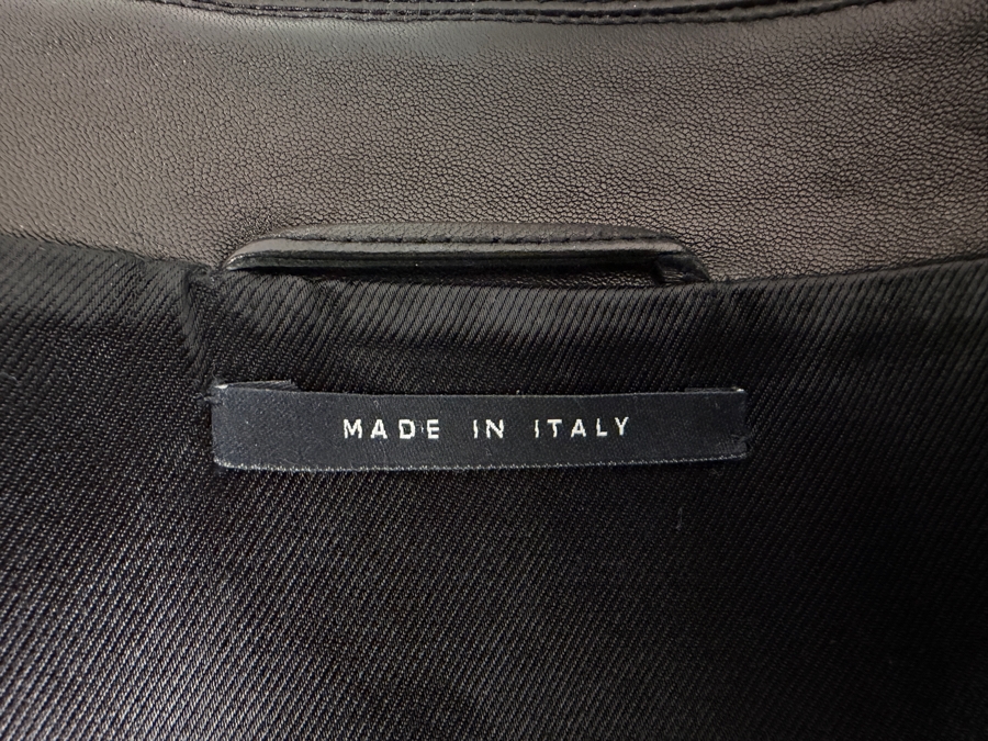 Just Added - Men's GUCCI Black Lambskin Leather Jacket Size 56 Made In Italy [Photo 8]
