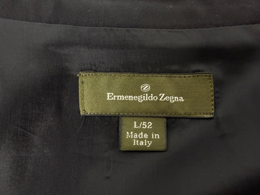 Just Added - Men's Ermenegildo Zegna Luxury Wool Jacket Size L 52 Made In Italy [Photo 6]