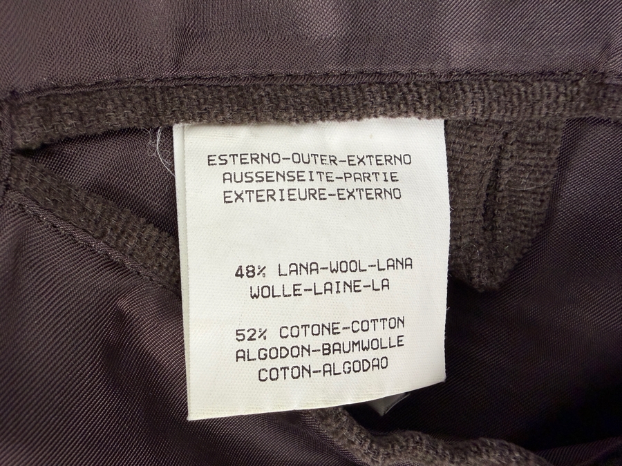 Just Added - Men's Ermenegildo Zegna Luxury Wool Coat Size L 52 Made In Italy [Photo 6]