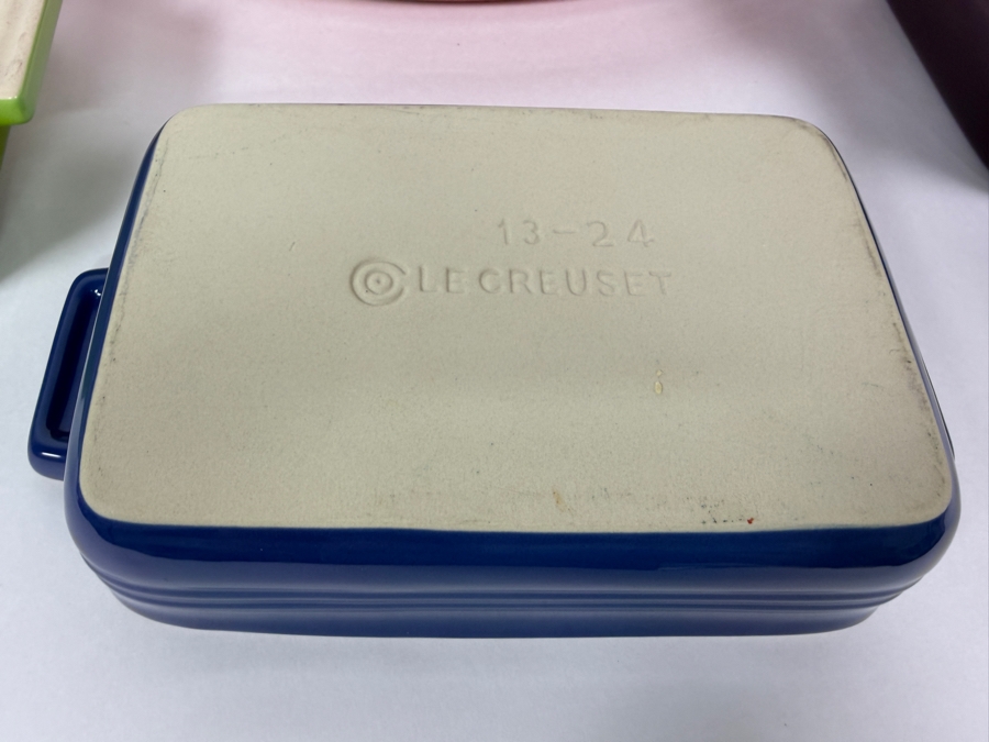 Just Added - Set Of Four Le Creuset Stoneware Baking Dishes 7' - 16' [Photo 7]