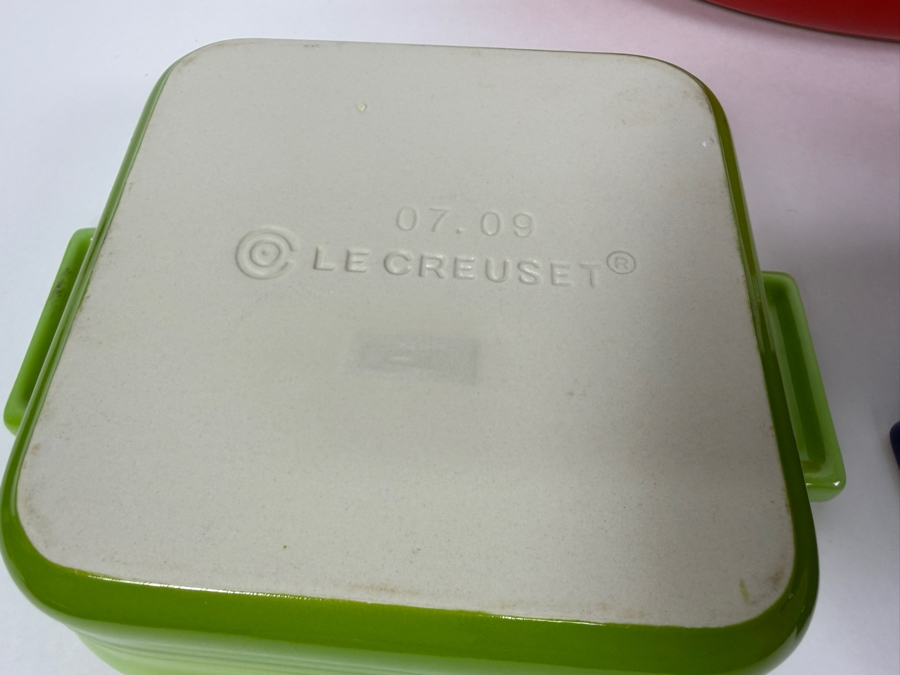Just Added - Set Of Four Le Creuset Stoneware Baking Dishes 7' - 16' [Photo 8]