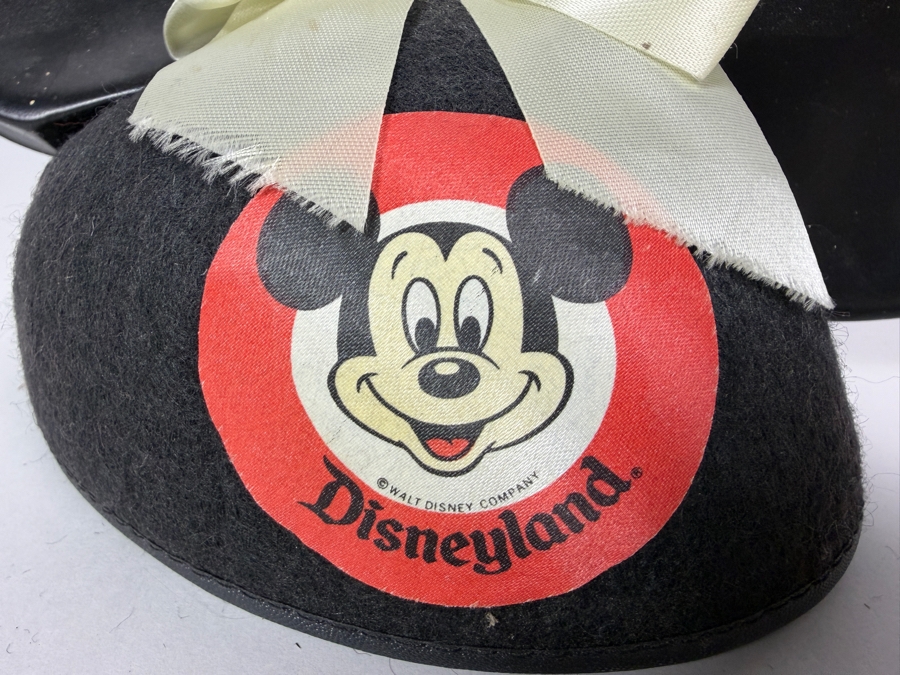 Vintage Disneyland Mickey Mouse Ear Hat With Custom Yellow 'Amy' Embroidery [Photo 2]