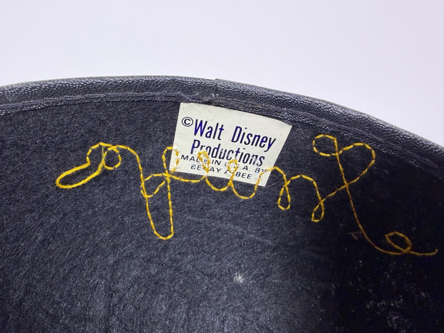 Vintage Disneyland Mickey Mouse Ear Hat With Custom Yellow 'Amy' Embroidery [Photo 4]