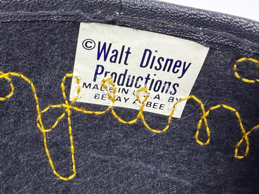 Vintage Disneyland Mickey Mouse Ear Hat With Custom Yellow 'Amy' Embroidery [Photo 5]