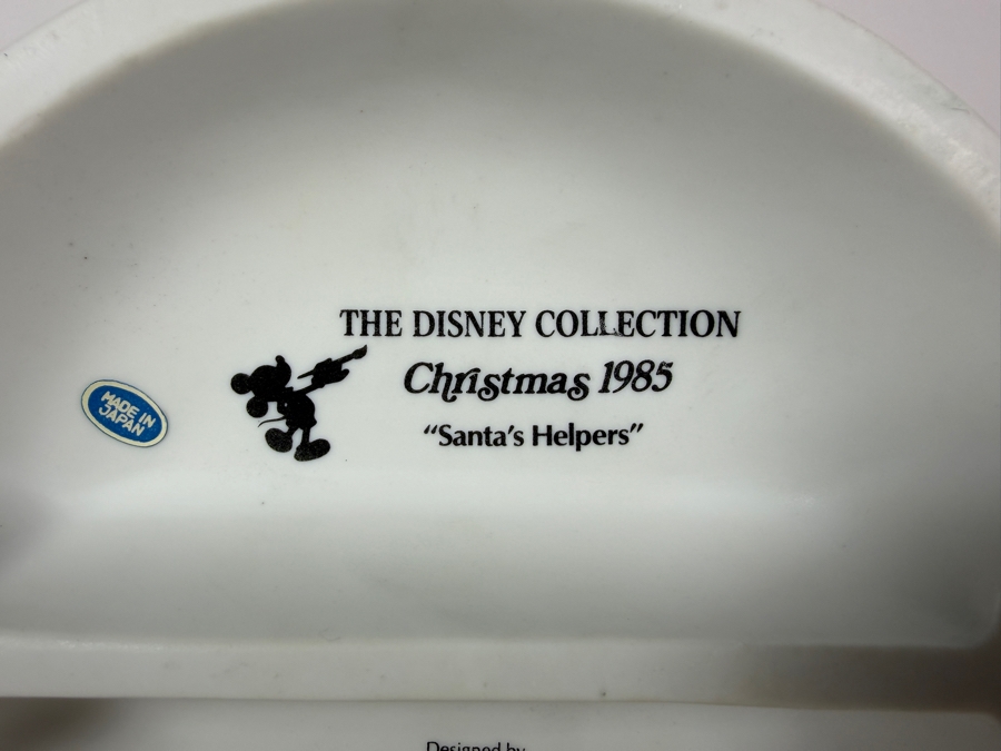 Vintage Grolier Limited Edition The Disney Collection Christmas 1985 'Santa's Helpers' Mickey And Donald Figurine 6'H [Photo 6]