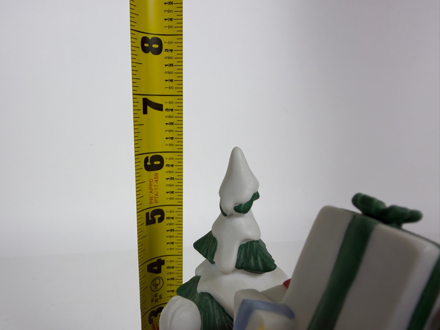 Vintage Grolier Limited Edition The Disney Collection Christmas 1985 'Santa's Helpers' Mickey And Donald Figurine 6'H [Photo 8]