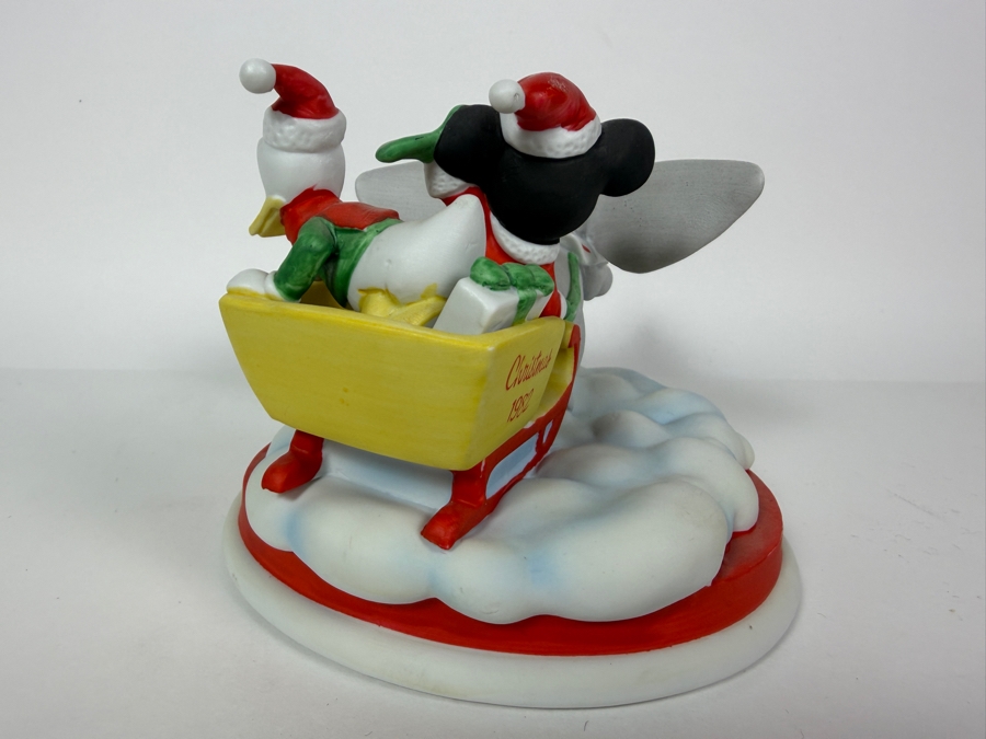 Vintage Grolier Limited Edition Disney Fourth Edition Christmas 1982 Mickey Donald And Dumbo Flying Figurine Designed By Walt Disney Artists 5'H [Photo 6]