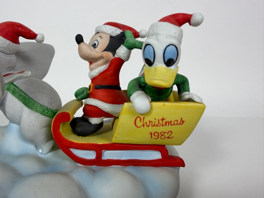 Vintage Grolier Limited Edition Disney Fourth Edition Christmas 1982 Mickey Donald And Dumbo Flying Figurine Designed By Walt Disney Artists 5'H [Photo 2]