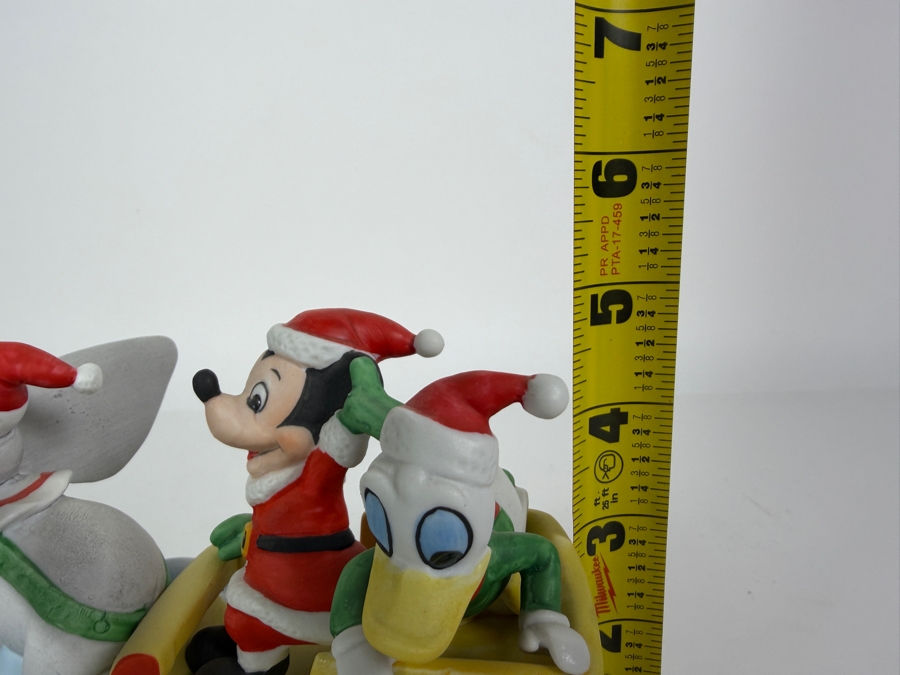 Vintage Grolier Limited Edition Disney Fourth Edition Christmas 1982 Mickey Donald And Dumbo Flying Figurine Designed By Walt Disney Artists 5'H [Photo 9]