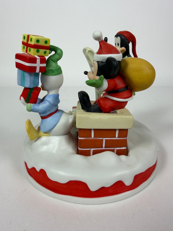Vintage Grolier Collectibles Christmas 1990 'Checking It Twice' Artwork By The Walt Disney Company Figurine 6'H [Photo 6]