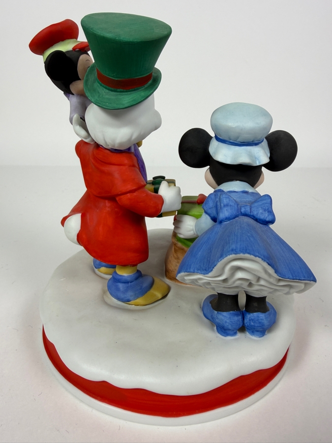 Vintage Grolier Limited Edition The Disney Collection Christmas 1983 Fifth Edition 'Scrooge's Christmas Surprise' Designed By Walt Disney Artists Figurine 7'H [Photo 3]