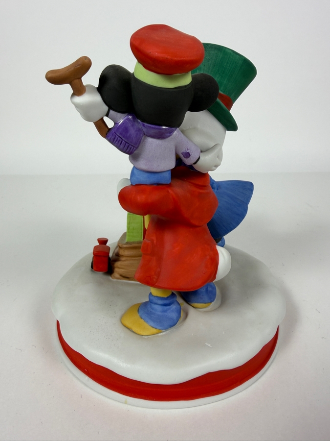 Vintage Grolier Limited Edition The Disney Collection Christmas 1983 Fifth Edition 'Scrooge's Christmas Surprise' Designed By Walt Disney Artists Figurine 7'H [Photo 2]