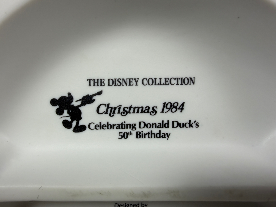 Vintage Grolier Limited Edition The Disney Collection Christmas 1984 Celebrating Donald Duck's 50th Birthday Figurine 6.5'H [Photo 6]