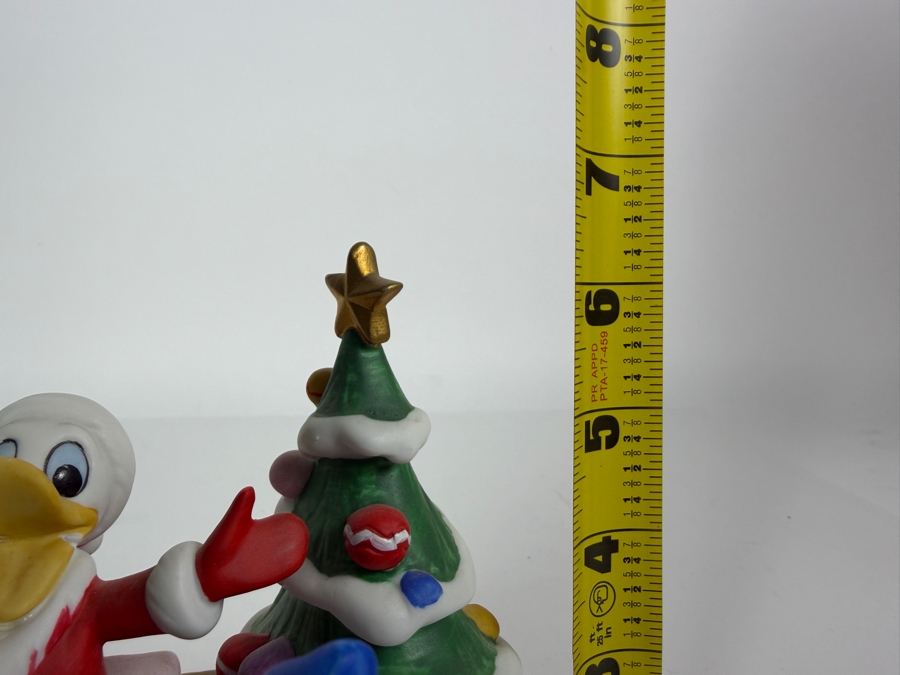 Vintage Grolier Limited Edition The Disney Collection Christmas 1984 Celebrating Donald Duck's 50th Birthday Figurine 6.5'H [Photo 8]