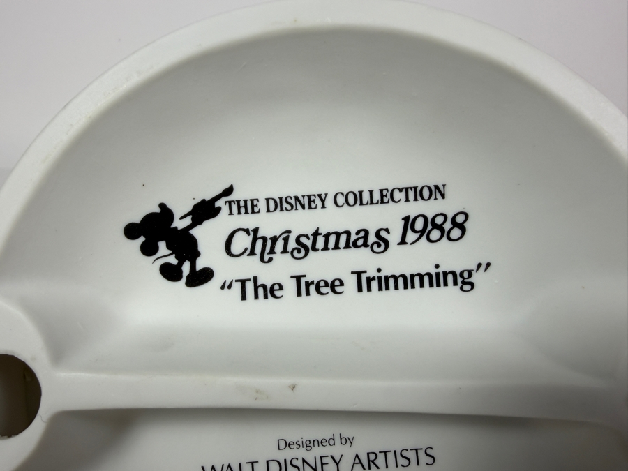 Vintage Grolier Limited Edition The Disney Collection Christmas 1988 'The Tree Trimming' Designed By Walt Disney Artists Figurine 7'H [Photo 6]