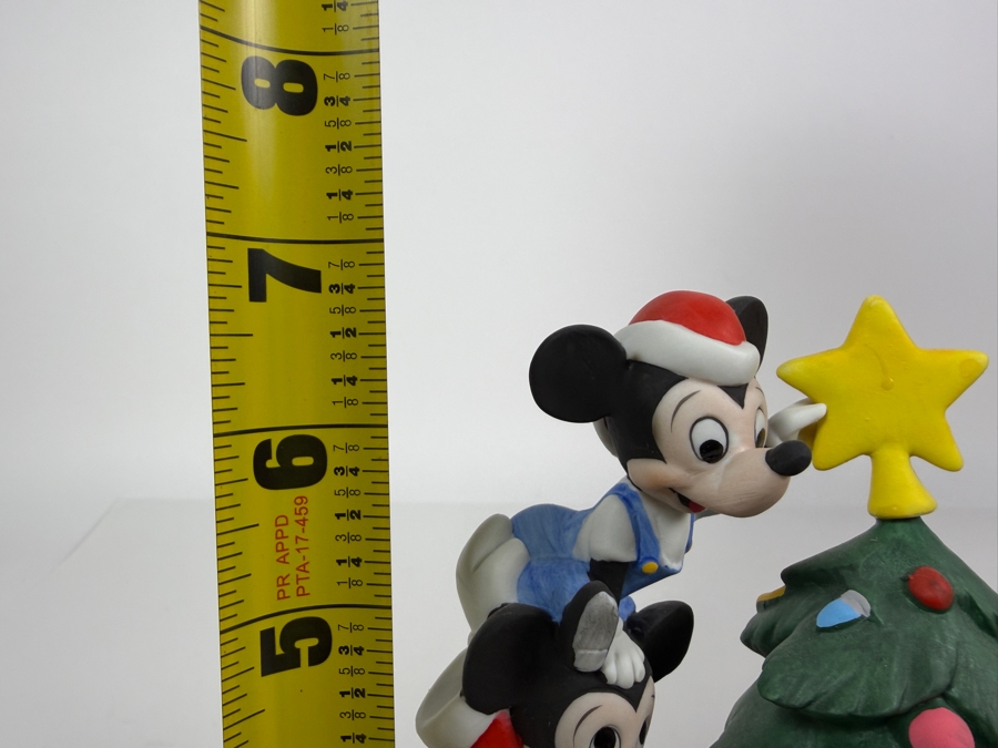 Vintage Grolier Limited Edition The Disney Collection Christmas 1988 'The Tree Trimming' Designed By Walt Disney Artists Figurine 7'H [Photo 8]