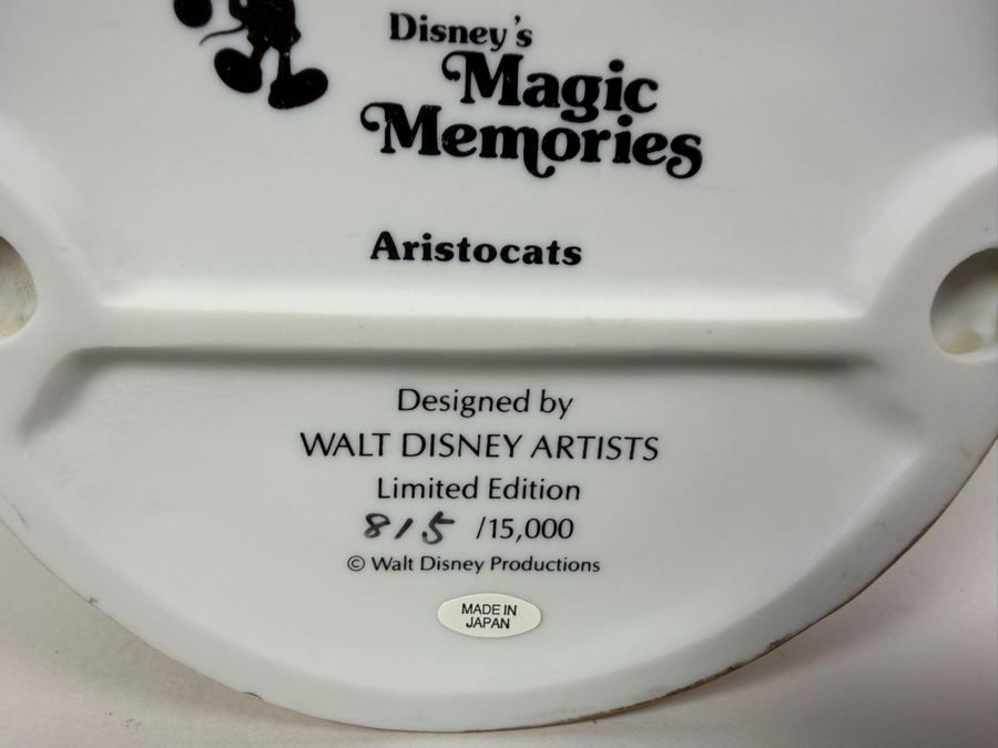 Vintage Grolier Limited Edition Disney Magic Memories The Aristocats Jazz Band Porcelain Figurine 5.5'H [Photo 8]