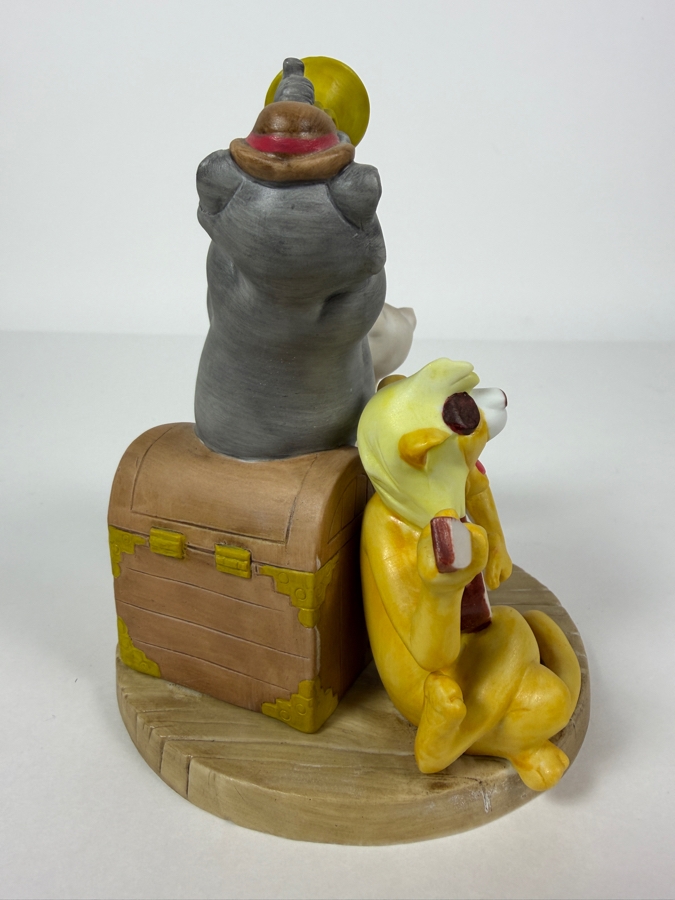 Vintage Grolier Limited Edition Disney Magic Memories The Aristocats Jazz Band Porcelain Figurine 5.5'H [Photo 4]