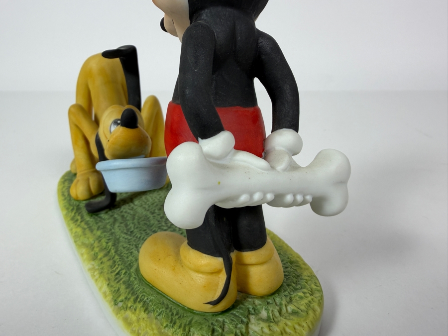 Vintage Walt Disney Cartoon Classics Mickey's Pal Pluto 1933 Limited Edition Porcelain Figurine 5.5'H [Photo 4]