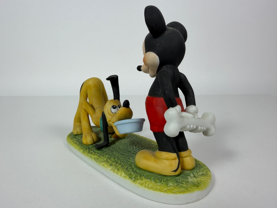 Vintage Walt Disney Cartoon Classics Mickey's Pal Pluto 1933 Limited Edition Porcelain Figurine 5.5'H [Photo 3]