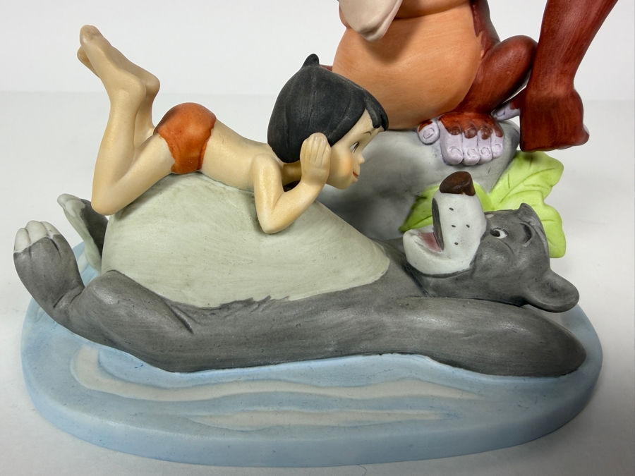 Vintage Grolier Disney Magic Memories The Jungle Book Mowgli Baloo And King Louie Limited Edition 2,462/15,000 Figurine 5'H [Photo 2]