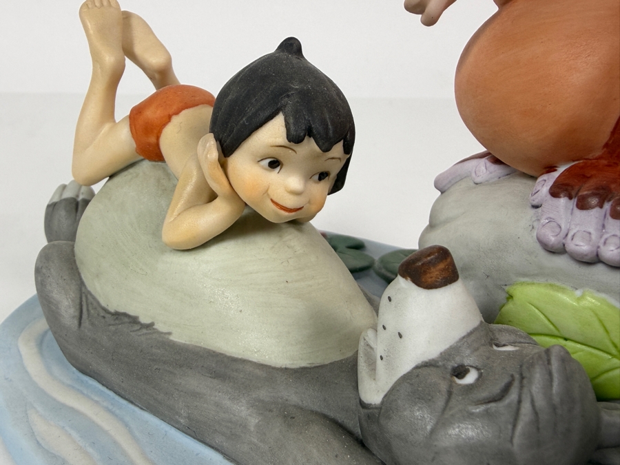 Vintage Grolier Disney Magic Memories The Jungle Book Mowgli Baloo And King Louie Limited Edition 2,462/15,000 Figurine 5'H [Photo 6]