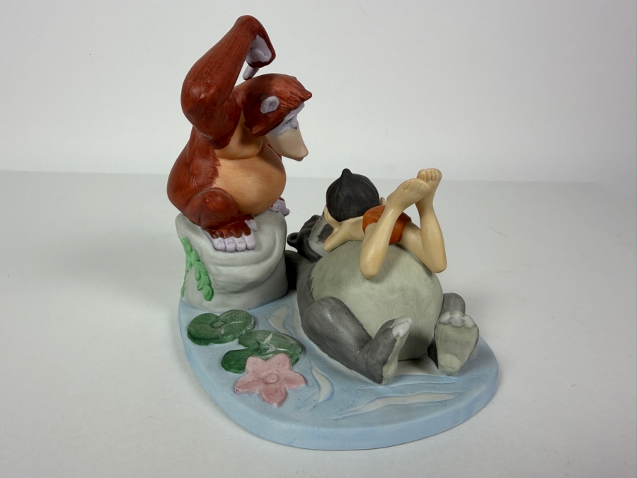 Vintage Grolier Disney Magic Memories The Jungle Book Mowgli Baloo And King Louie Limited Edition 2,462/15,000 Figurine 5'H [Photo 8]